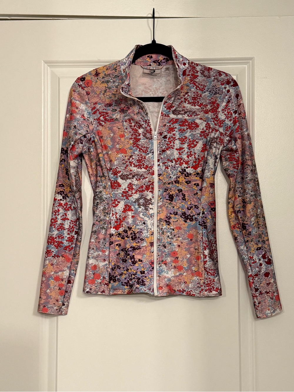 Foray Golf XS Floral Performance Full Zip Jacket Athletic Golf Layer - Picture 2 of 8